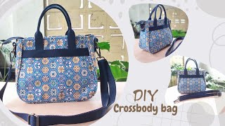 DIY Crossbody bagslingbaghandbag tutorial amp pattern diy handmade tutorial [upl. by Nessy958]