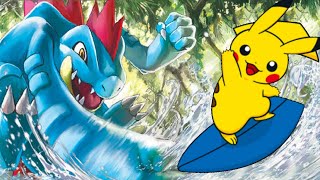 Feraligatr and PIKACHU Pokemon VGC Competitive Reg H Battle [upl. by Maitund135]