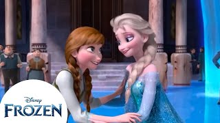 Elsa and Annas Magical Moments  Frozen Movies [upl. by Ultima]