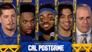 Pitt Football  Postgame Pressers  Cal [upl. by Chapen]