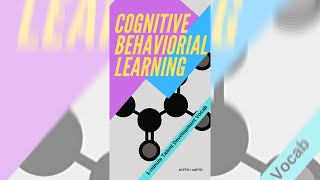 Cognitive Behavioral Learning  Talent Development Vocab Shorts [upl. by O'Donnell82]