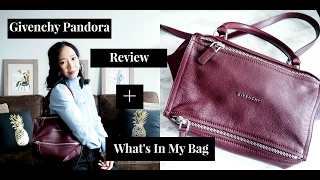 Givenchy Pandora Review Small  Whats in my Bag [upl. by Dumah]