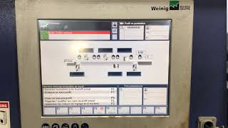 Weinig Powermat 1000018 Through Feed Moulder [upl. by Ida161]