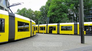 Trams in Berlin  Hackescher Markt [upl. by Aubree528]