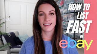 Fast and Easy Method for Listing on eBay [upl. by Atirehs]