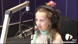 Opera Singer Amira Willighagen 9 sings interviewd and opens playground and more [upl. by Myra]