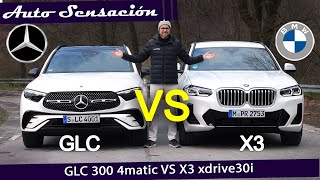 Comparativa BMW X3 xdrive30i 2023 vs Mercedes Benz GLC 300 4matic 2023  ¿Hay un nuevo rey [upl. by Neira815]