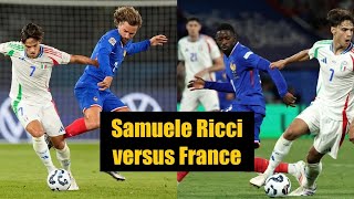 The Jorginho Replacement  Samuele Ricci versus France [upl. by Ednew]