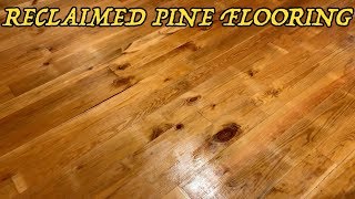 How to Make AMAZING Flooring from Reclaimed Lumber [upl. by Alrac447]