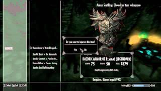 How to upgrade Armor in Skyrim [upl. by Huai]