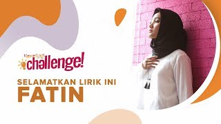 Selamatkan Lirik Ini  Fatin [upl. by Perkoff]