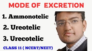 Mode of Excretion  Excretory System Class 11  NCERT NEET biology neet class11 cbse [upl. by Sheets]