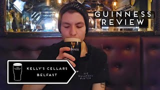 Reviewing Guinness  KELLYS CELLARS BELFAST [upl. by Noed]