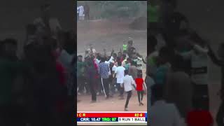 1 ball me 5 run chahiye six mar ke match jitaya Rajesh shorts viral amsportslive cricket [upl. by Gilliam]