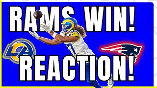 Rams vs Patriots Fan Reaction POST GAME [upl. by Gae]