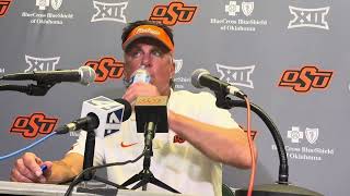 Mike Gundy post Baylor Oct 26 2024 [upl. by Opportuna]