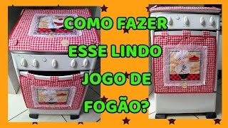 COMO FAZER ESSE LINDO JOGO DE FOGÃO PARA SUA COZINHA [upl. by Ahsinirt]