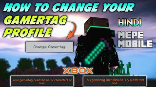 How To Change GAMERTAG In Minecraft 119 In Hindi  Change Your PROFILEAVATAR In Minecraft PE [upl. by Novehc]