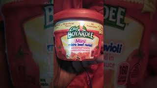 Chef BOYARDEE Mini Micro Beef Ravioli [upl. by Oivatco]