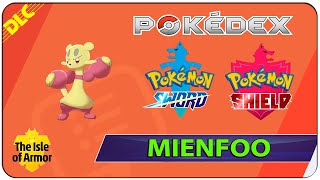 How to Get Mienfoo  163 The Isle of Armor Pokedex  Pokemon Sword amp Shield [upl. by Atilef364]