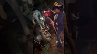 quotDrunkquot tourist crash rentacar at Arpora [upl. by Teemus]