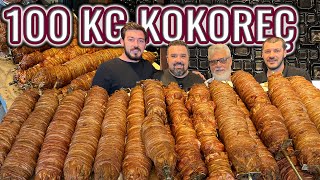 4 KG KÖMÜR İLE 100 KG KOKOREÇ  BU MANGALLA FABRİKA KURULUR Sıfırdan Atom Kokoreç Nasıl Yapılır [upl. by Craig]