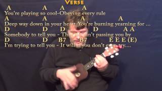 Footloose Kenny Loggins Ukulele Cover Lesson with ChordsLyrics [upl. by Nylaj]