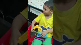 Kabeer on his very first podcast as he introduces his favorite toy JCB KabeerFirstPodcast ToyJCB [upl. by Zedecrem]