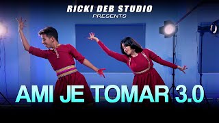 Ami Je Tomar 30  Dance Cover  Ricki Deb Studio [upl. by Anaihr]