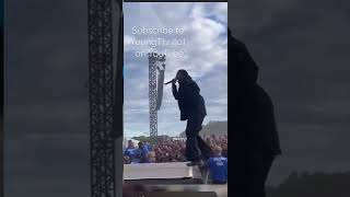 Playboi Carti falls off stage at Wireless Fest  July 2 2022 [upl. by Girvin]