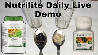 Amway Nutrilite Daily Demo in Hindi  Live Demonstration [upl. by Layne674]