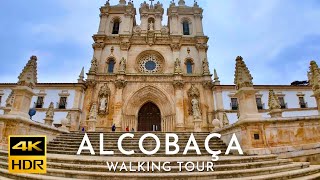 ALCOBAÇA Walking Tour  Alcobaça PORTUGAL 🇵🇹 4K HDR [upl. by Waugh]