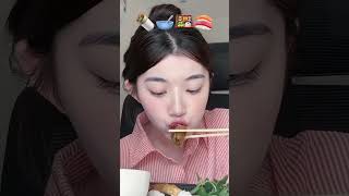 Mukbang with Quynh Truong 🌯🥣🍱🍣mukbang food trending shorts viral [upl. by Tewell]