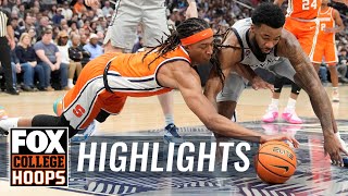 Syracuse Orange vs Georgetown Hoyas Highlights  CBB on FOX [upl. by Tail]