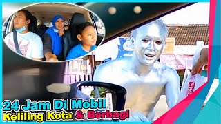 24 Jam di Dalam Mobil 🚗🚚🚕  Momen Berbagi Makanan Dijalanan Kota Jogja 🥰😇🥳 [upl. by Anileuqcaj]