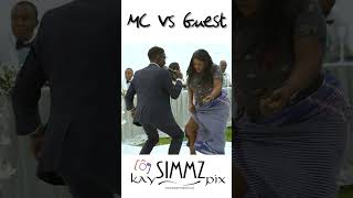 Zim Wedding MC Vs Guest dance off shorts [upl. by Eleen]