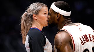 Rare NBA Moments With Female Referees [upl. by Eillen113]