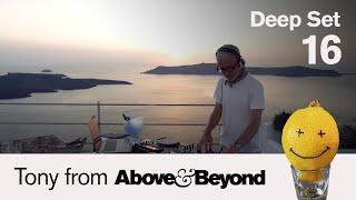 Tony from AampB Deep Set 16 in Santorini Greece  3 hour livestream DJ set anjunadeep [upl. by Atalanti]