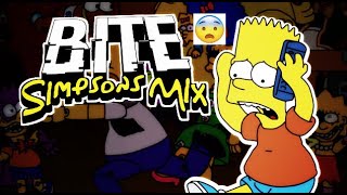 Bite Simpsons Mix  FNF Ourple Guy Fansong [upl. by Sualokcin]