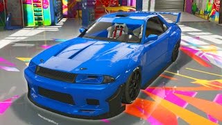 GTA 5 Online  NEW quotELEGY RETRO CUSTOMquot DLC CAR amp CUSTOMIZATION GTA 5 Nissan Skyline GTR R33 [upl. by Idnahk]