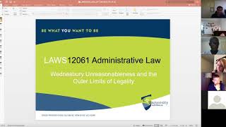 LAWS12061 Tutorial Week 9 Wednesbury Unreasonableness [upl. by Zimmerman341]