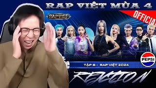 Rap Việt 2024 Tập 8  ViruSs Reaction [upl. by Hgielanna]