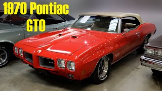 1970 Pontiac GTO Convertible 400 V8 at Gateway Classic Cars [upl. by Rhona]