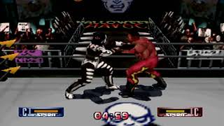 La Parka vs Booker T  WCWNWO Revenge N64 Simulation [upl. by Areval]