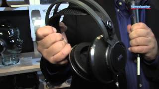 AKG K812 MixingMastering Headphones Overview  Sweetwater at Winter NAMM 2014 [upl. by Neelya]