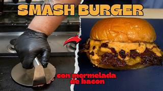 ¡Como Hacer La Smash Burger Casera Definitiva Con Mermelada de Bacon y Mayo Picante [upl. by Ekez]