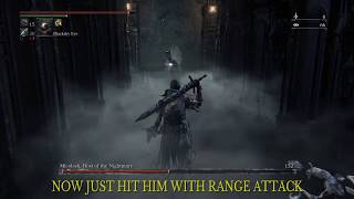 Bloodborne GLITCH Micolash host of nightmare easiest way to beat No damage [upl. by Innus]