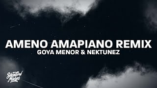 Goya Menor Nektunez – Ameno Amapiano Remix you want to bamba you want to chill with the big boys [upl. by Pettiford]