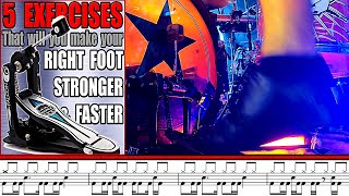 EXERCISE for a STRONGER amp FASTER RIGHT FOOT  EX05 Example [upl. by Darrej667]