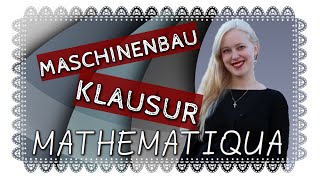 Maschinenbau Klausur Höhere Mathematik 1 [upl. by Godwin]